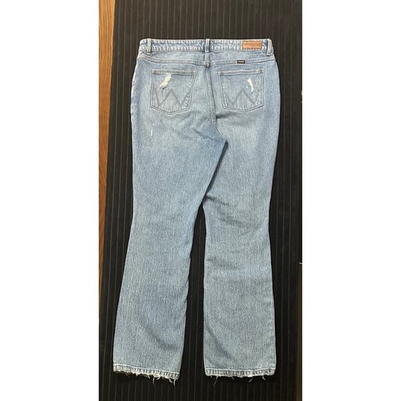 Wrangler Women’s High Rise Bold Bootcut Jeans Distressed Stretch 14x32 - Picture 2 of 3
